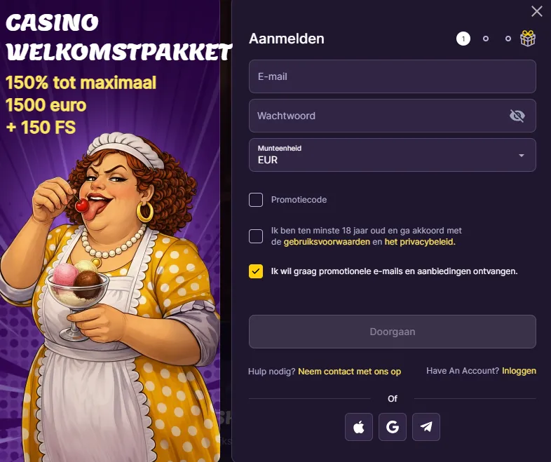 Casino MamaBet registr